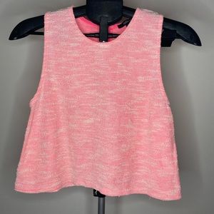 Pink crop top Small